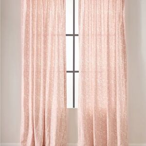 Anthropologie Hyacinth Printed Curtain